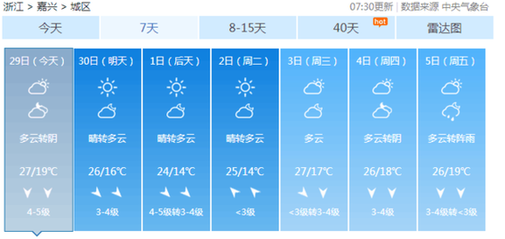 西壕村委会天气预报更新通知