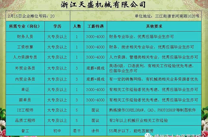 玉壶镇最新招聘信息全面解析